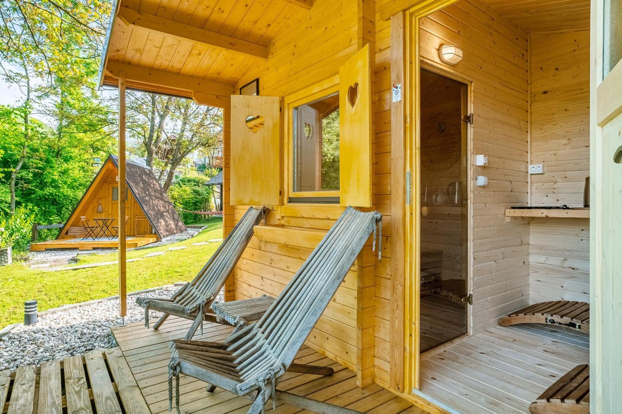 Resort Pod Orehi - Bled - Apartma & Glamping & Savna Kamer foto